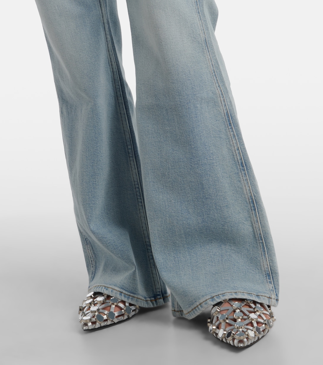 The Riding Jean high-rise flared jeans | Re/Done