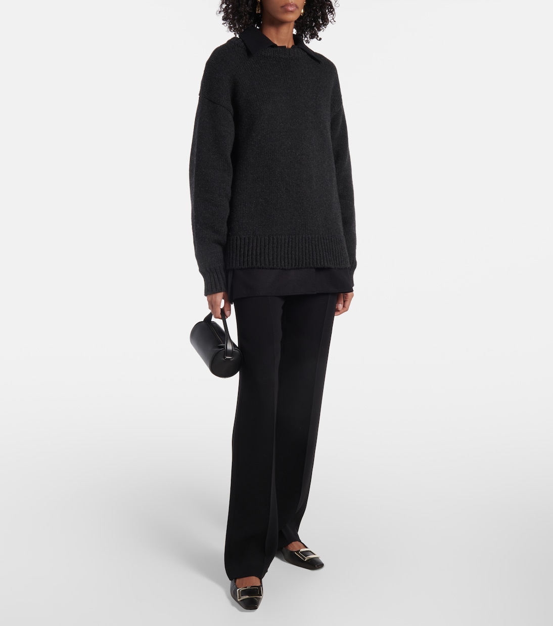 Belle Vivier leather ballet flats | Roger Vivier