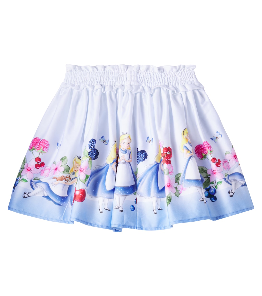 Gonna in cotone con stampa | Monnalisa