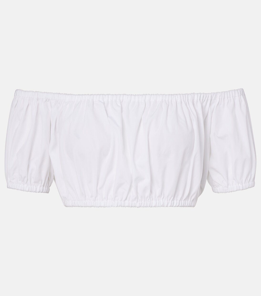 Off-shoulder cotton crop top | Dolce&Gabbana