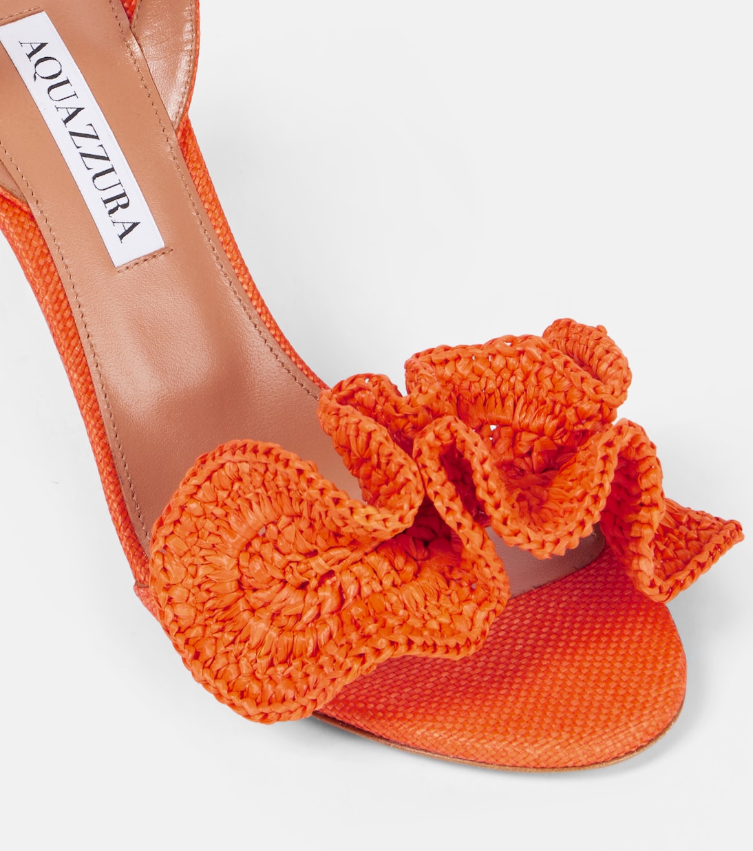 Sandalen Noches Tropicales 85 aus Raffiabast | Aquazzura