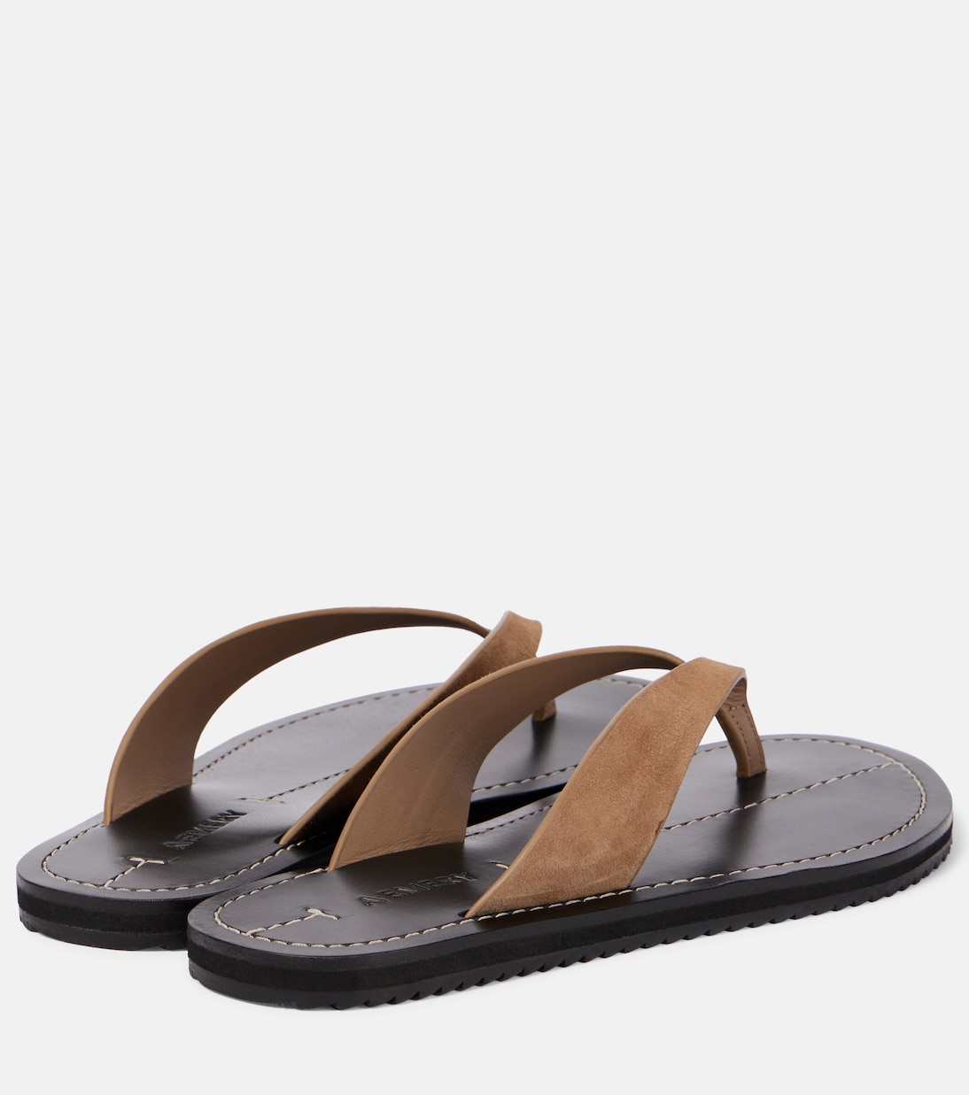 Flora suede thong sandals | A.Emery