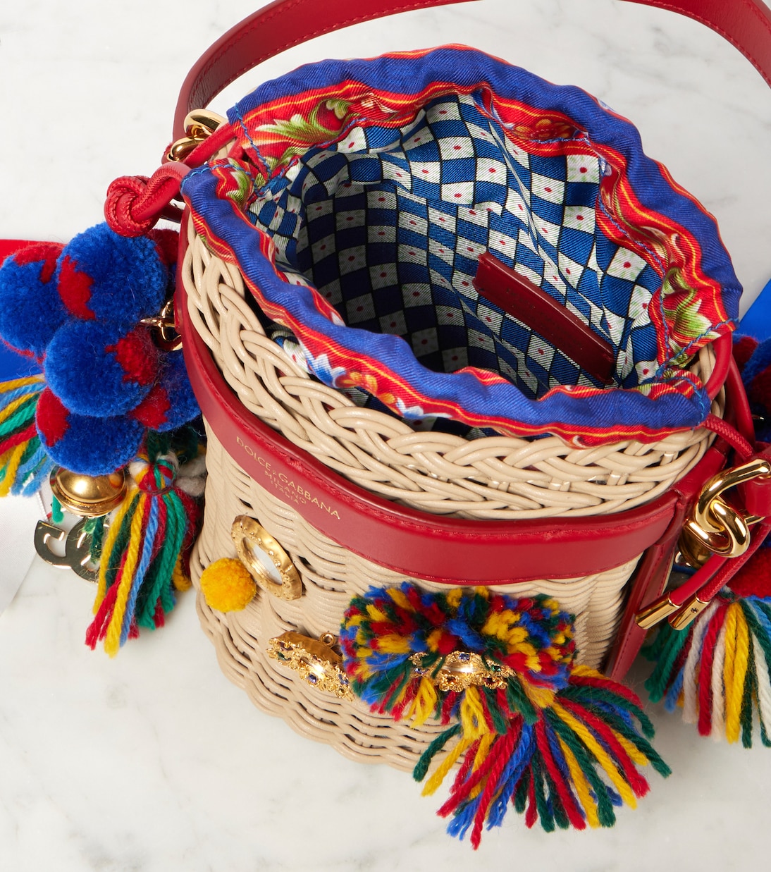 Taormina Carla Medium bucket bag | Dolce&Gabbana