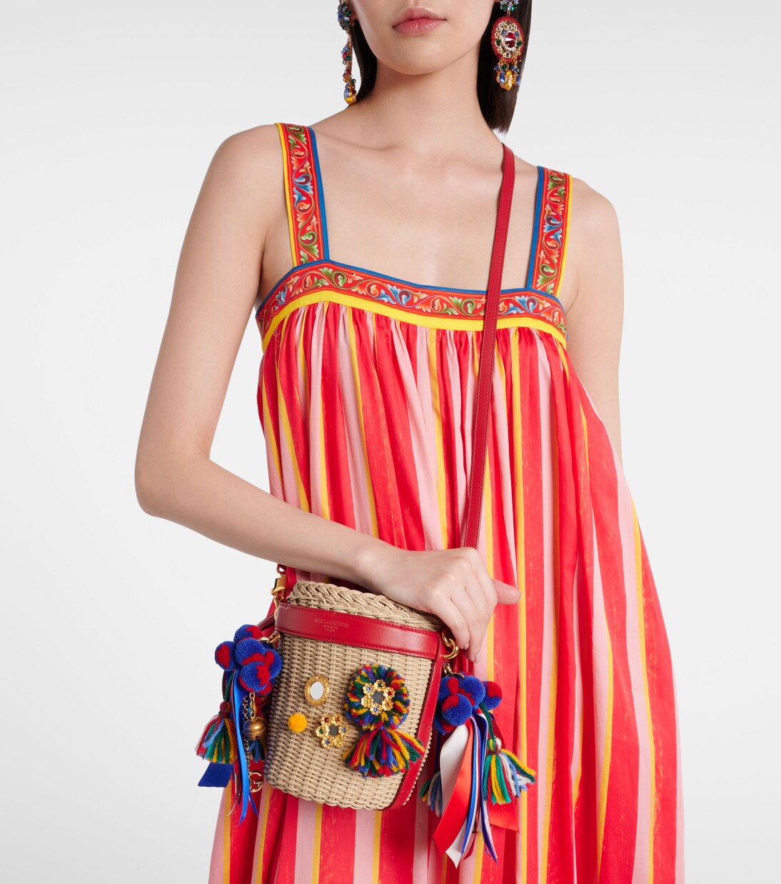 Taormina Carla Medium bucket bag | Dolce&Gabbana