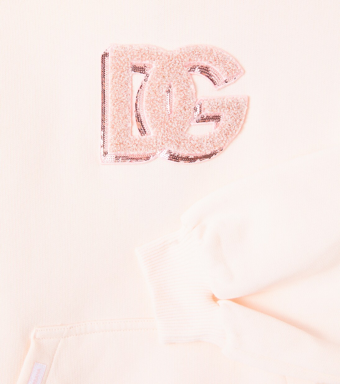 DG hooded cotton sweatshirt | Dolce&Gabbana Kids