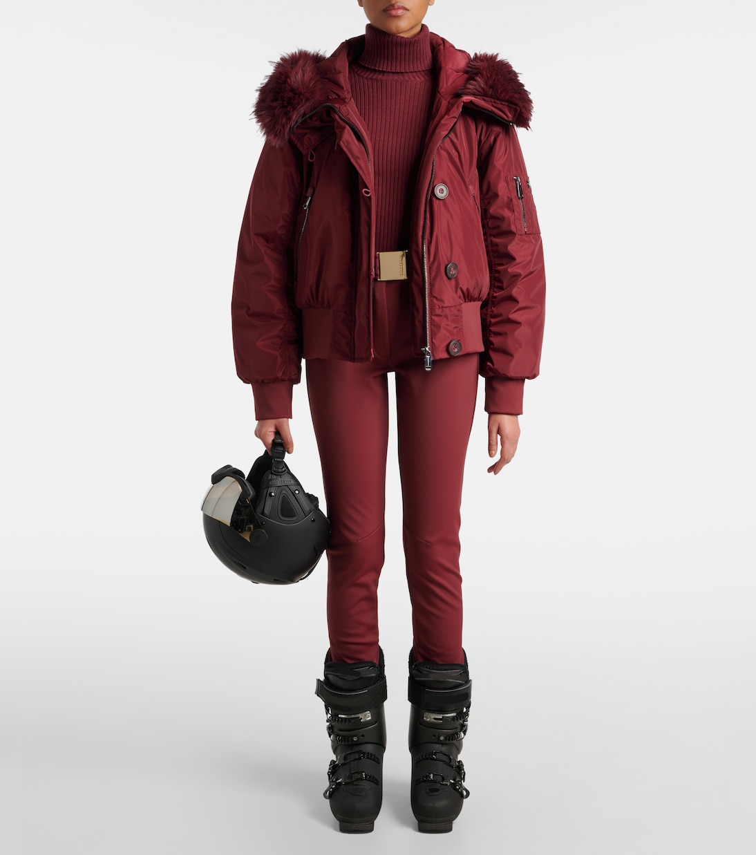 Rollkragenpullover Mira aus Rippstrick | Goldbergh