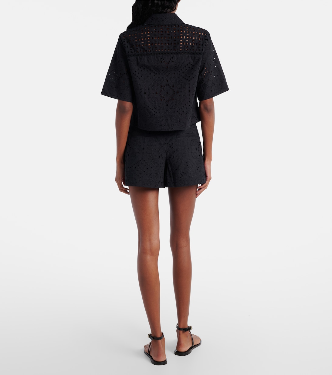 Camisa Spruce de algodón bordada | Veronica Beard