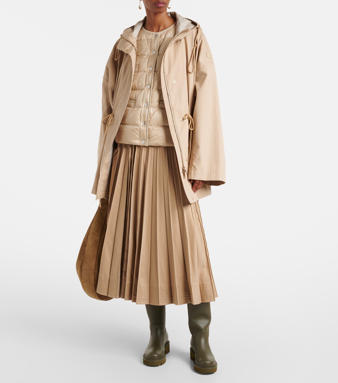 Down-paneled virgin wool cardigan | Moncler