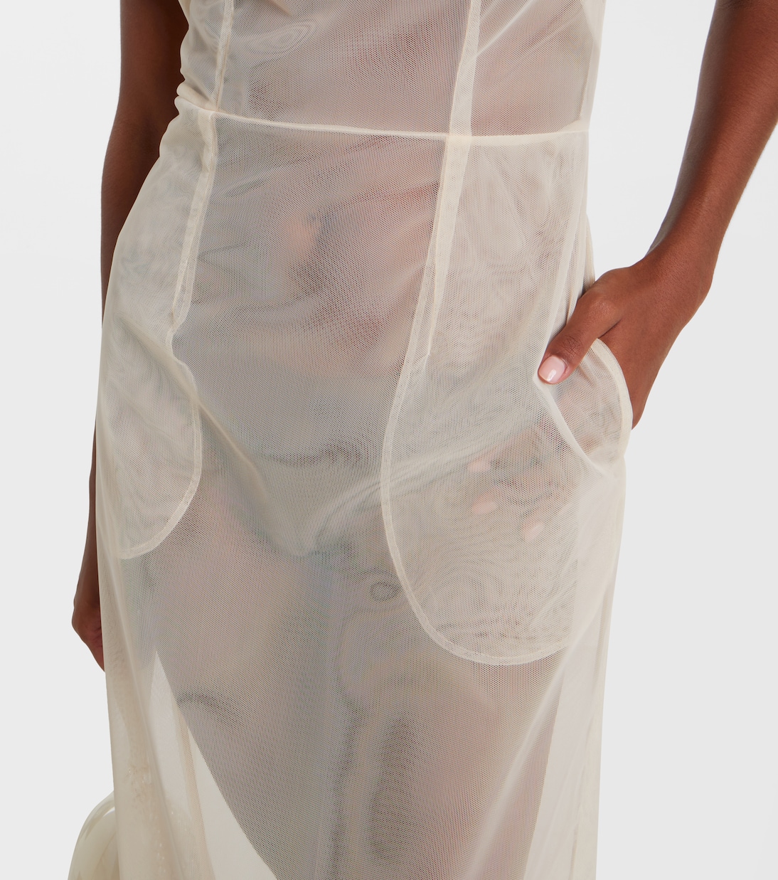 Robe midi en tulle | Simone Rocha