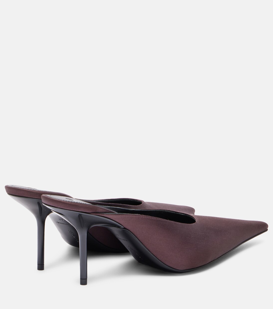 Mules aus Satin | Victoria Beckham