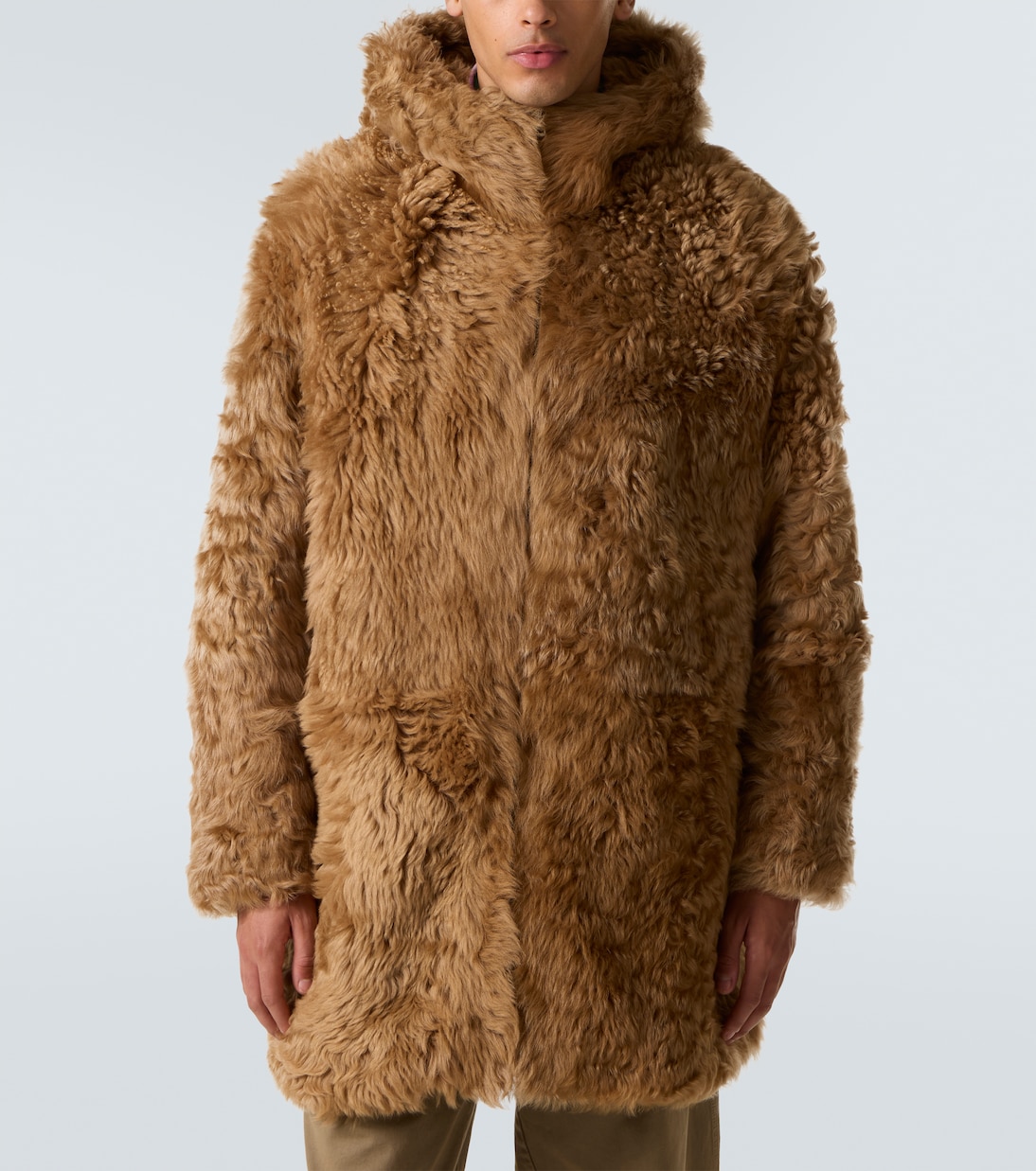 Hooded shearling coat | ERL