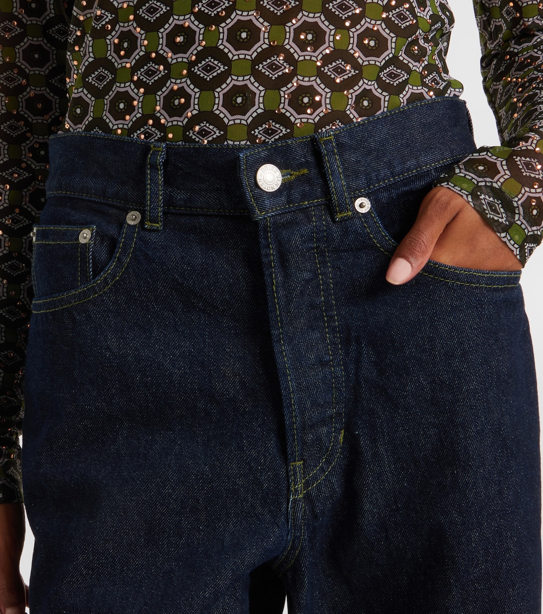 Jean ample à taille haute | Dries Van Noten