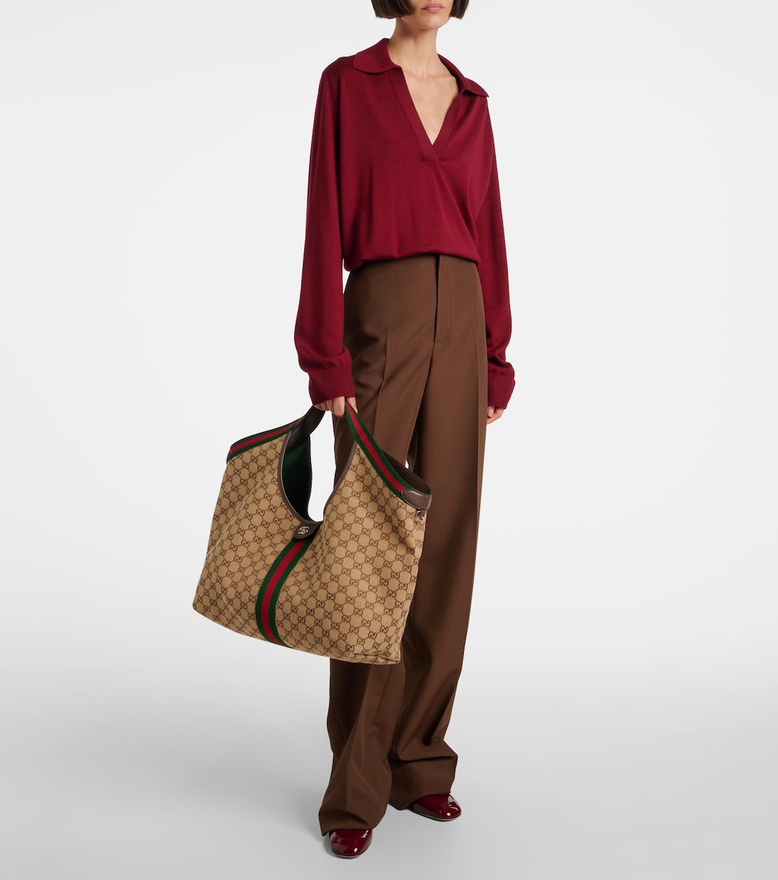 Gucci Giglio GG Canvas Large tote bag | Gucci