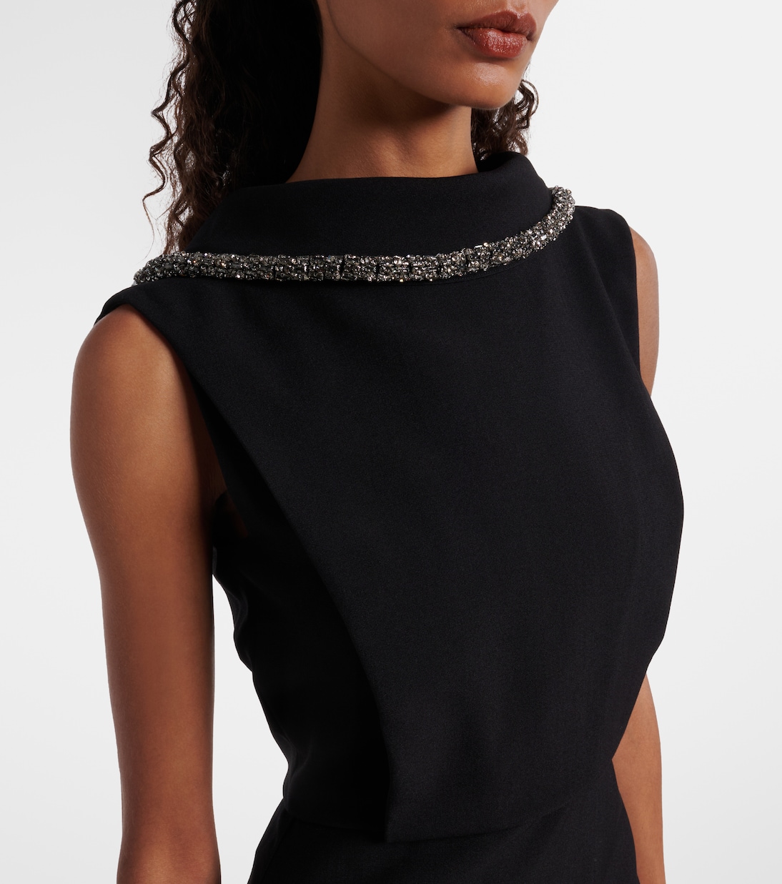 Embellished crêpe gown | Roland Mouret