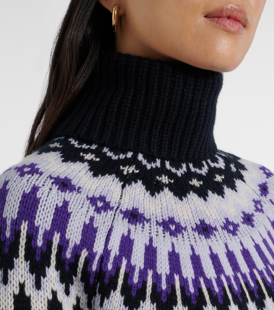 Pull Ingrid en jacquard de cachemire | Bogner