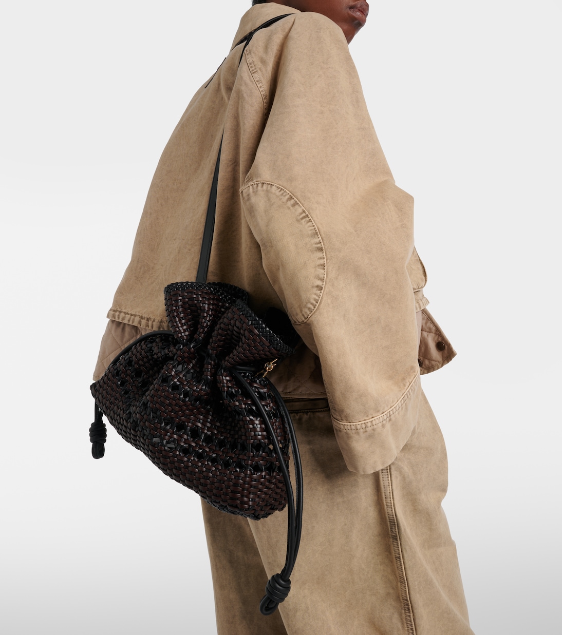 Clutch Flamenco Medium aus Leder | Loewe