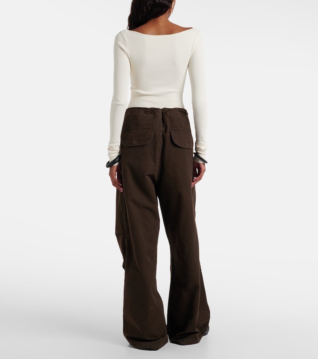 Pantalon cargo Barren en coton | Entire Studios
