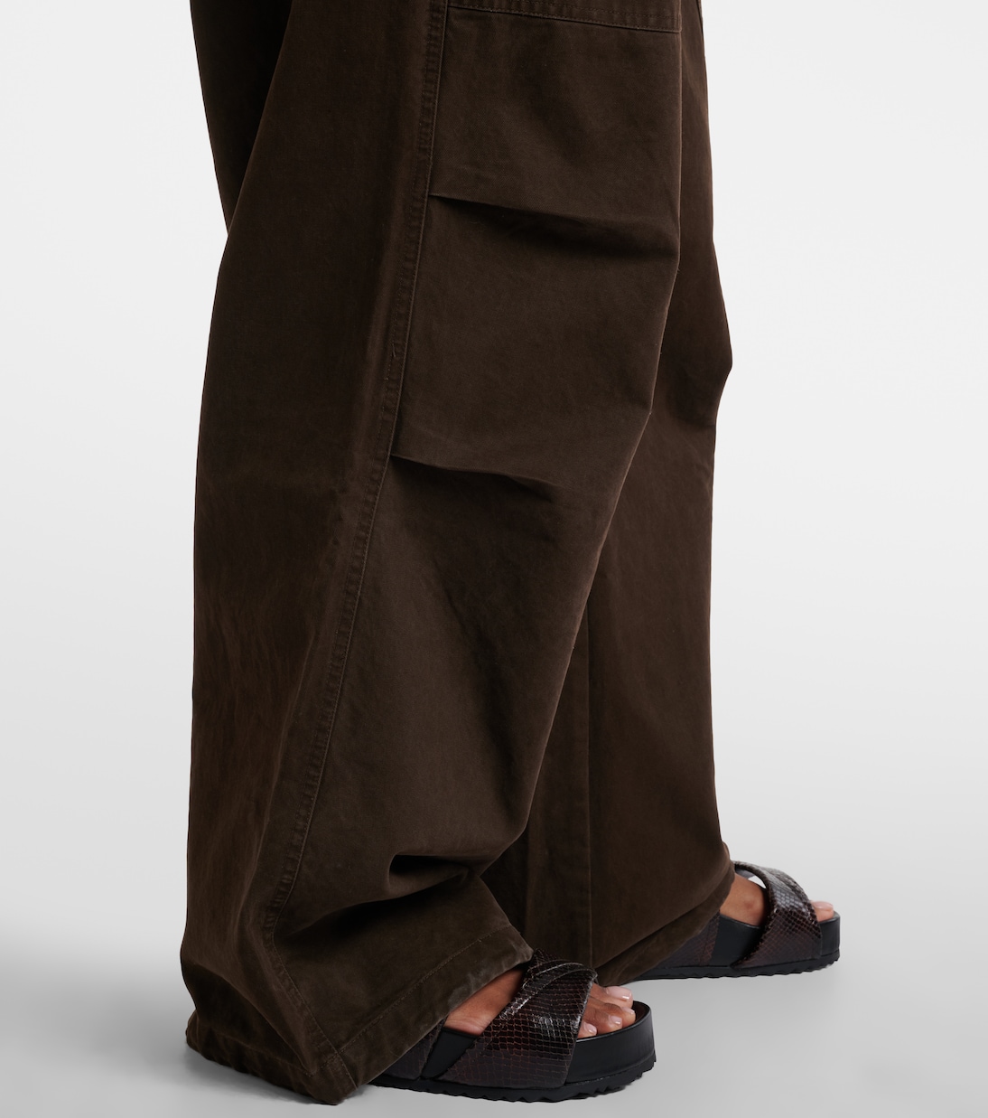 Pantalon cargo Barren en coton | Entire Studios