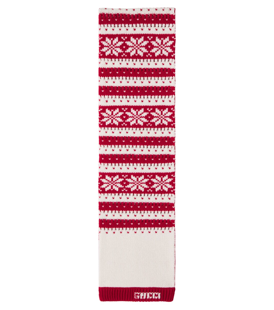 Fair Isle wool scarf | Gucci Kids