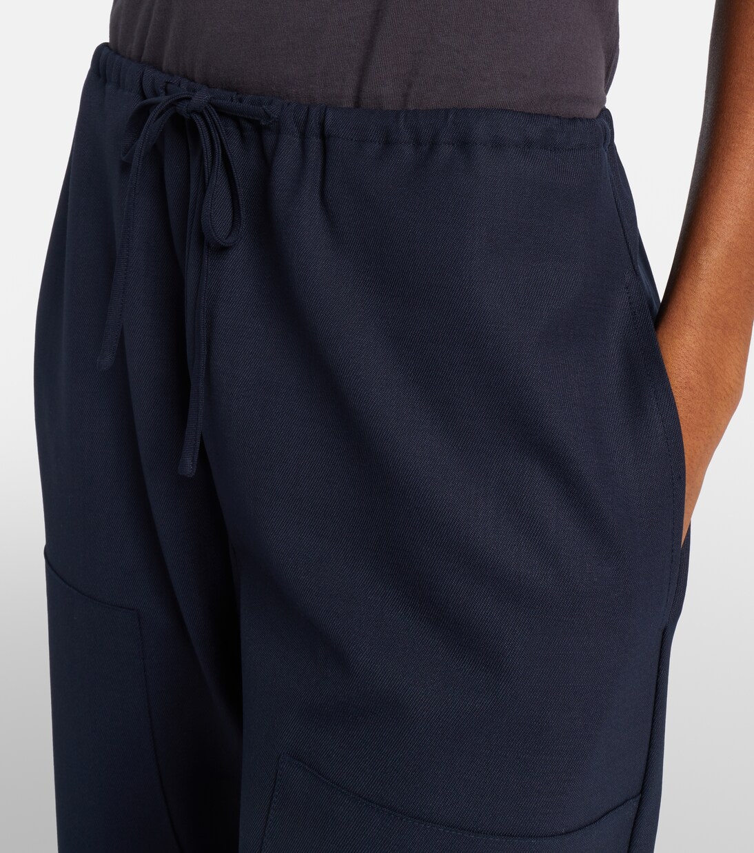 Jane wool-blend wide-leg pants | Leset