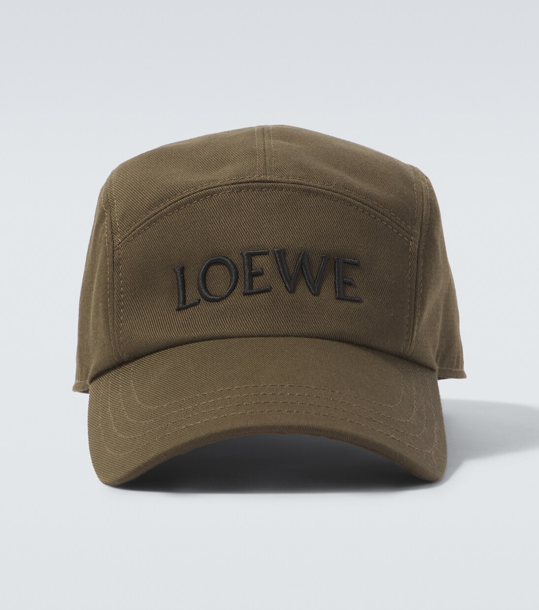 Logo embroidered cotton baseball cap | Loewe