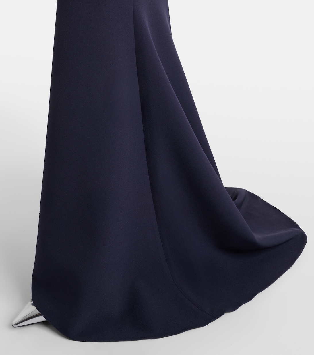 Loura off-shoulder crêpe gown | Safiyaa