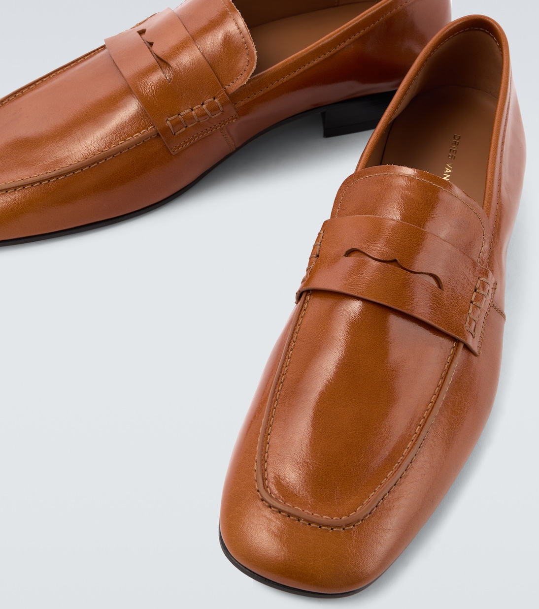 Leather penny loafers | Dries Van Noten