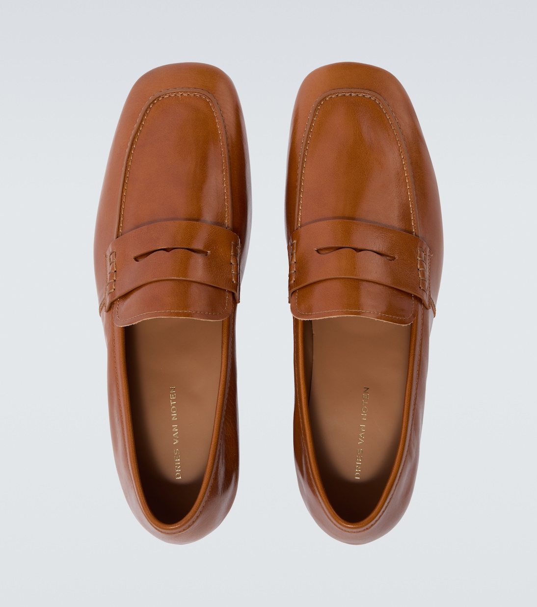 Leather penny loafers | Dries Van Noten