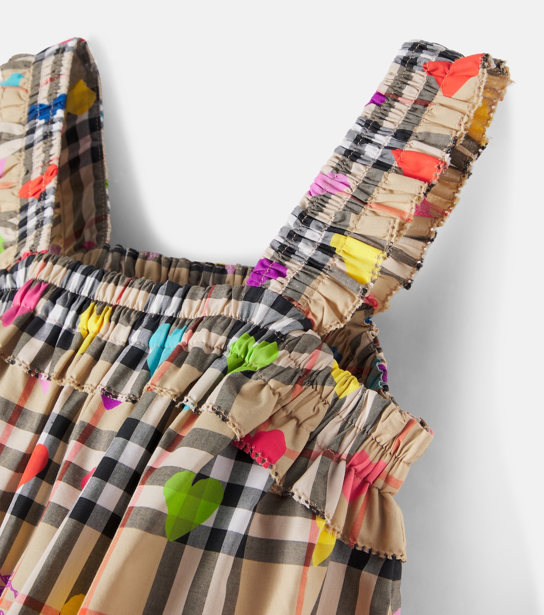 Burberry Check printed cotton top | Burberry Kids