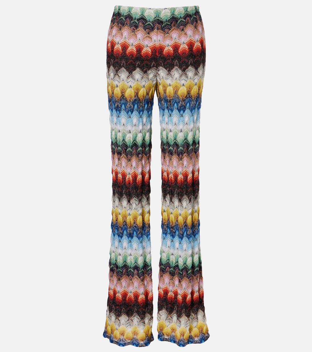 Weite Hose aus Häkelstrick | Missoni
