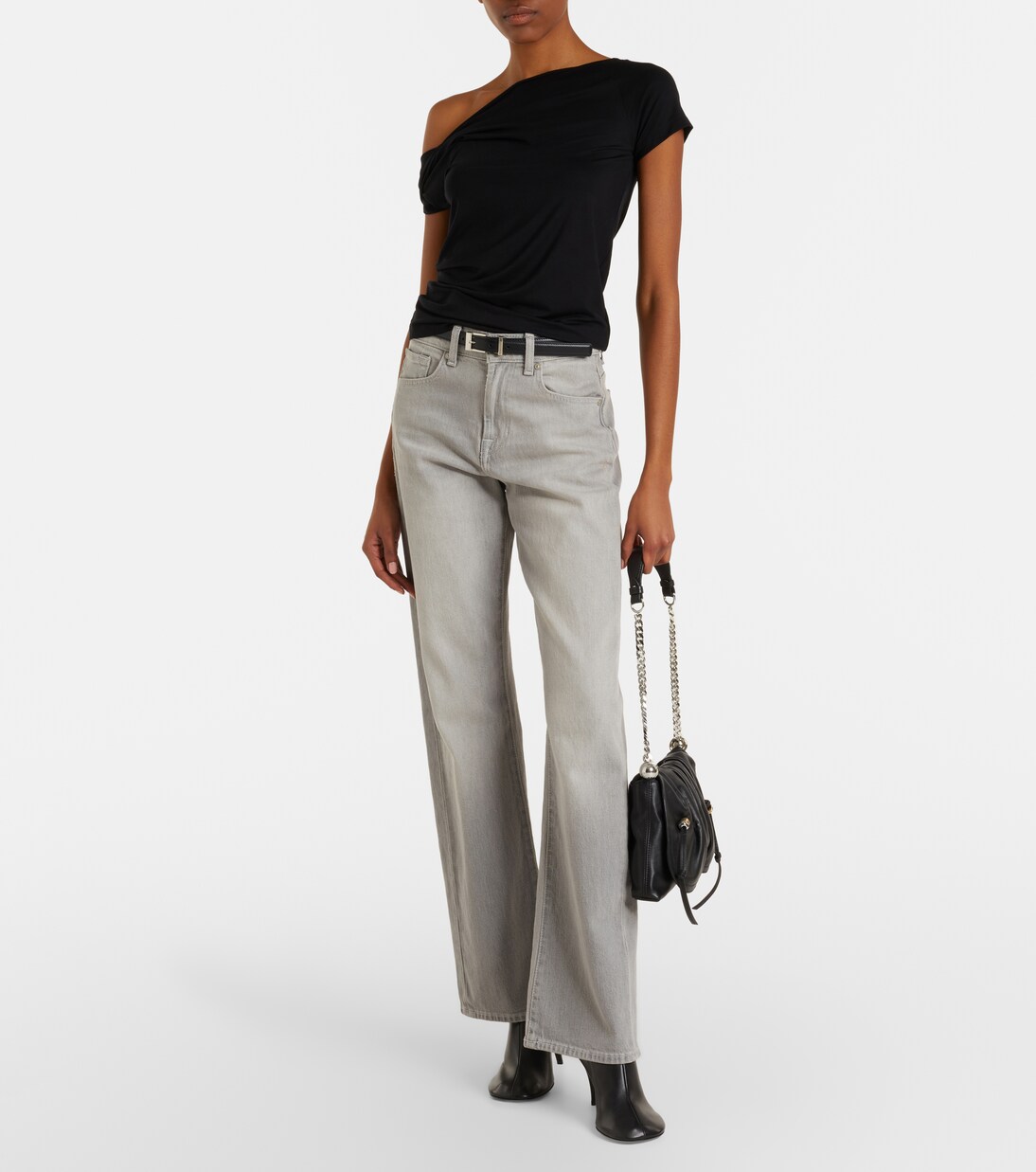 One-shoulder T-shirt | 7 For All Mankind