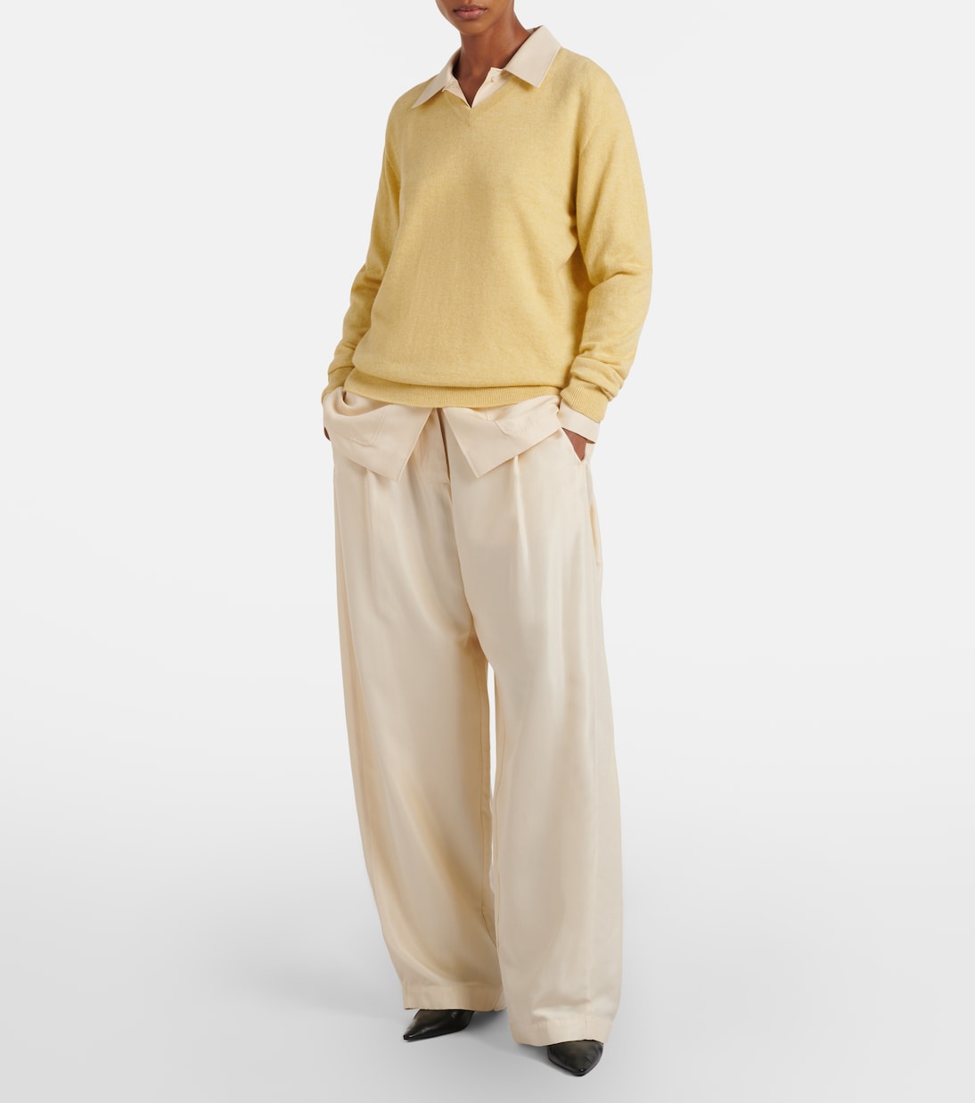 Nian cashmere top | The Row