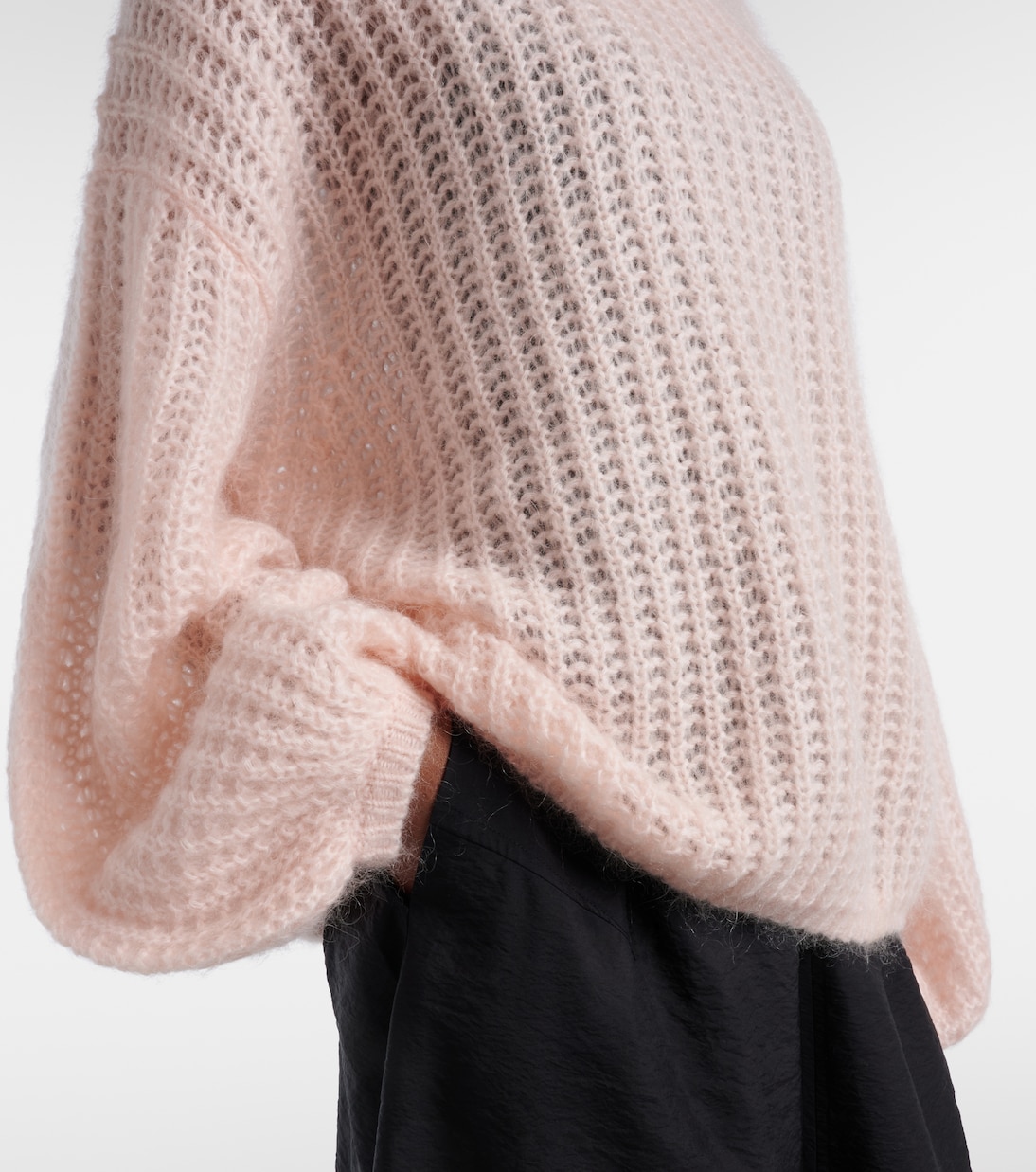 Open-knit oversized mohair-blend sweater | Toteme