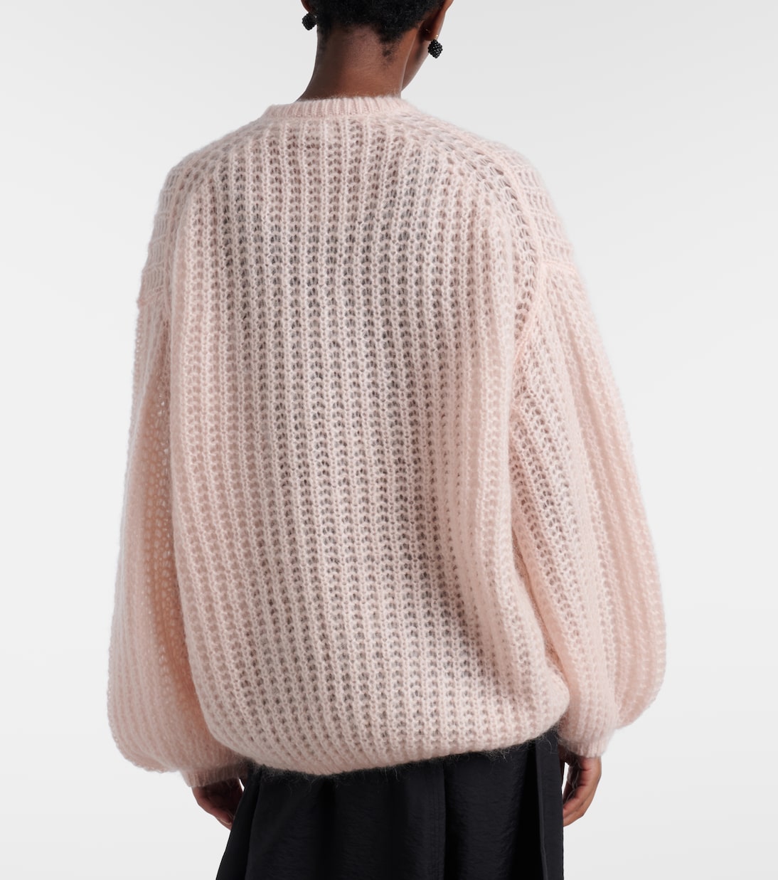 Open-knit oversized mohair-blend sweater | Toteme