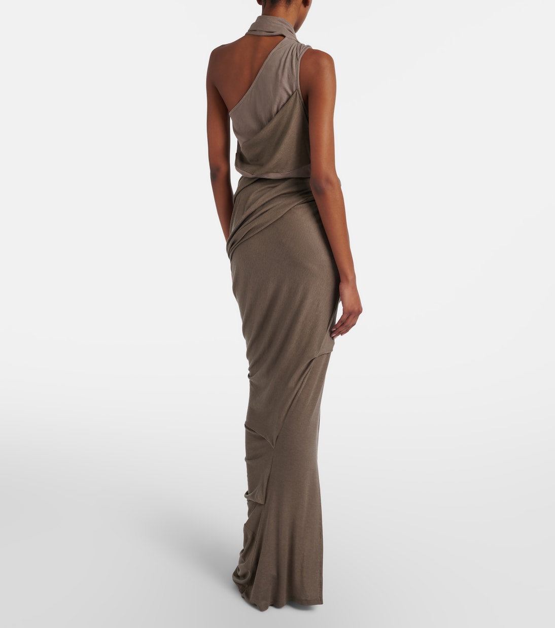 Draped jersey maxi skirt | Entire Studios