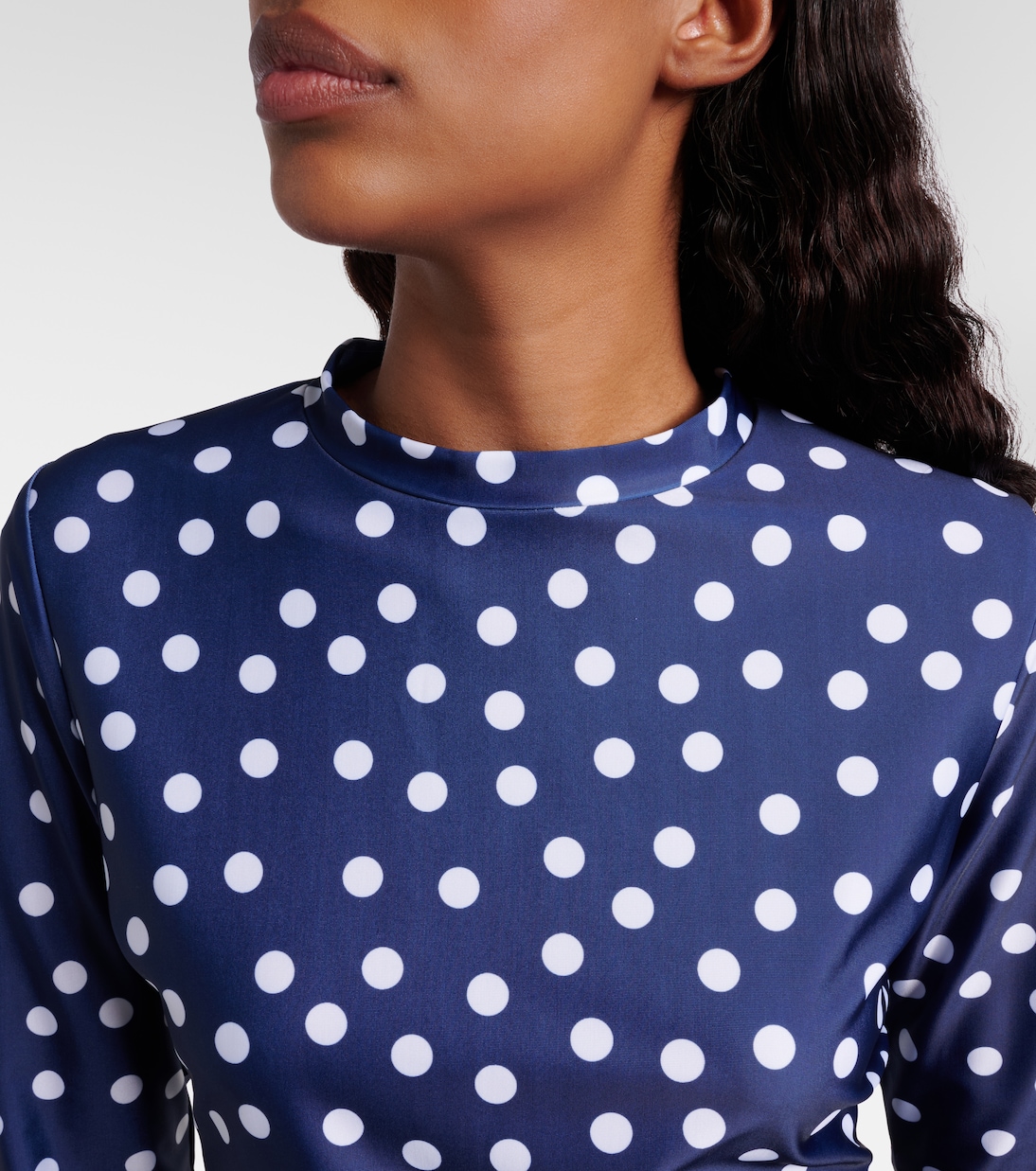 Polka-dot jersey top | Jean Paul Gaultier