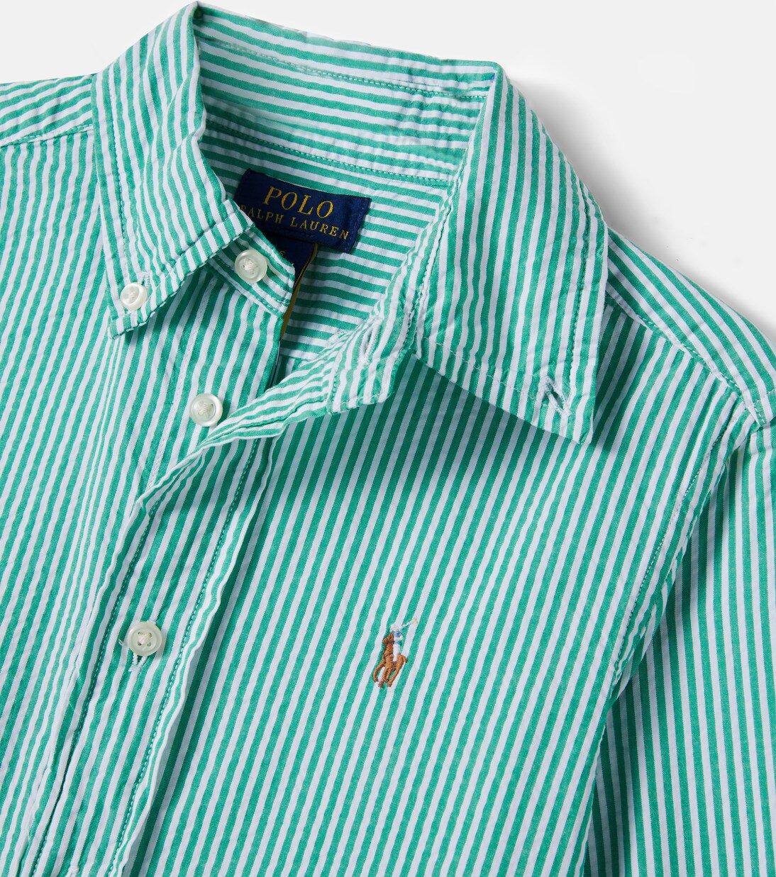 Striped cotton shirt | Polo Ralph Lauren Kids