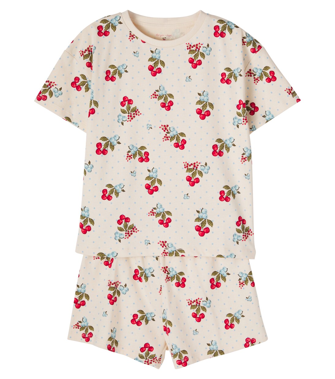 Ensemble t-shirt et short Lin en coton | Konges Sløjd