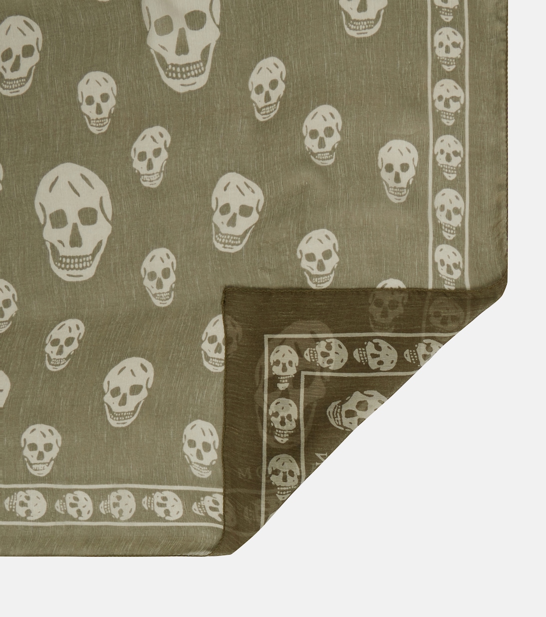 Printed silk scarf | McQueen