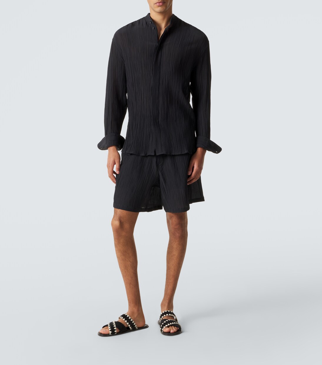Julian linen and cotton shorts | Umit Benan
