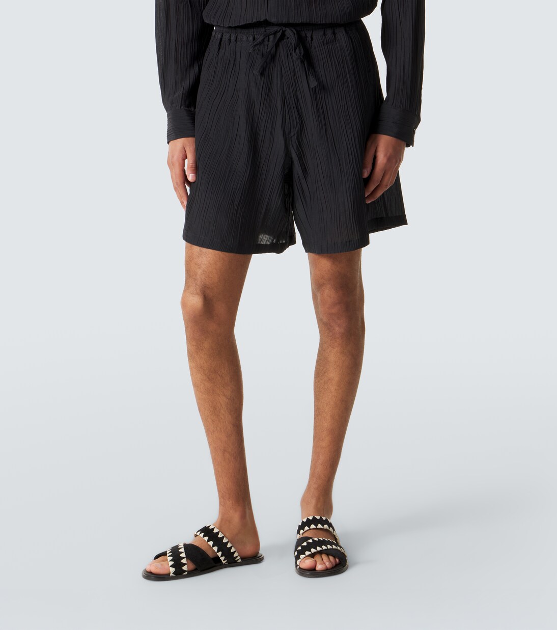 Julian linen and cotton shorts | Umit Benan