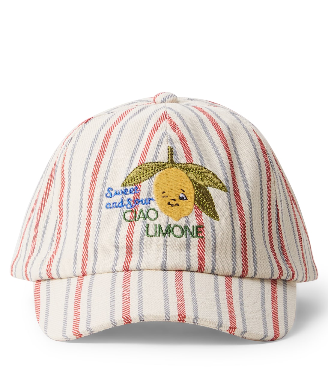 Frankie striped cotton baseball cap | Konges Sløjd