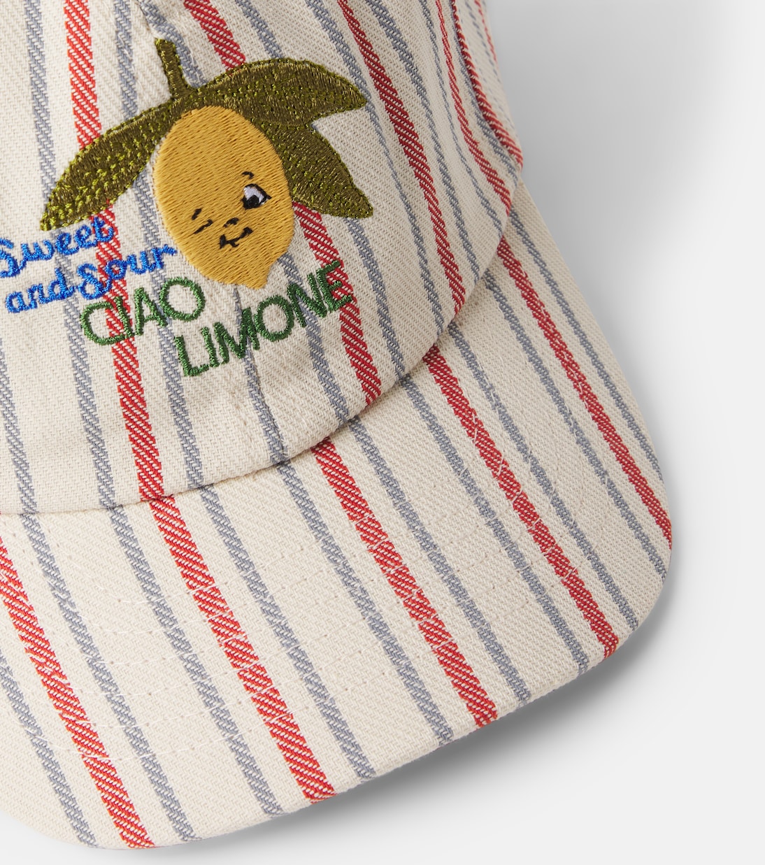 Frankie striped cotton baseball cap | Konges Sløjd