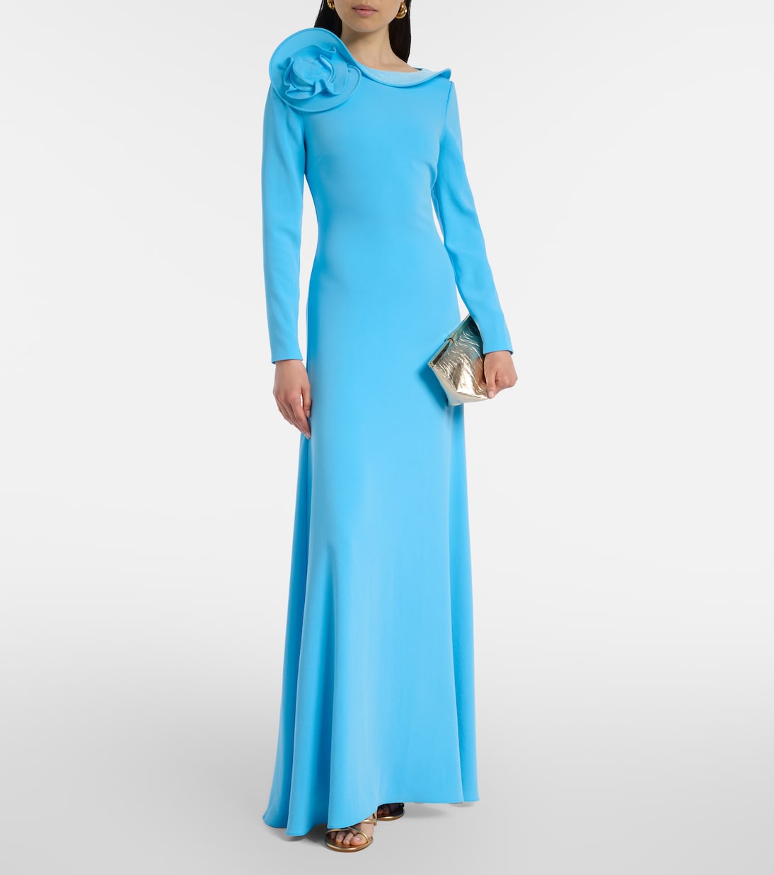 Floral-appliqué gown | Roland Mouret