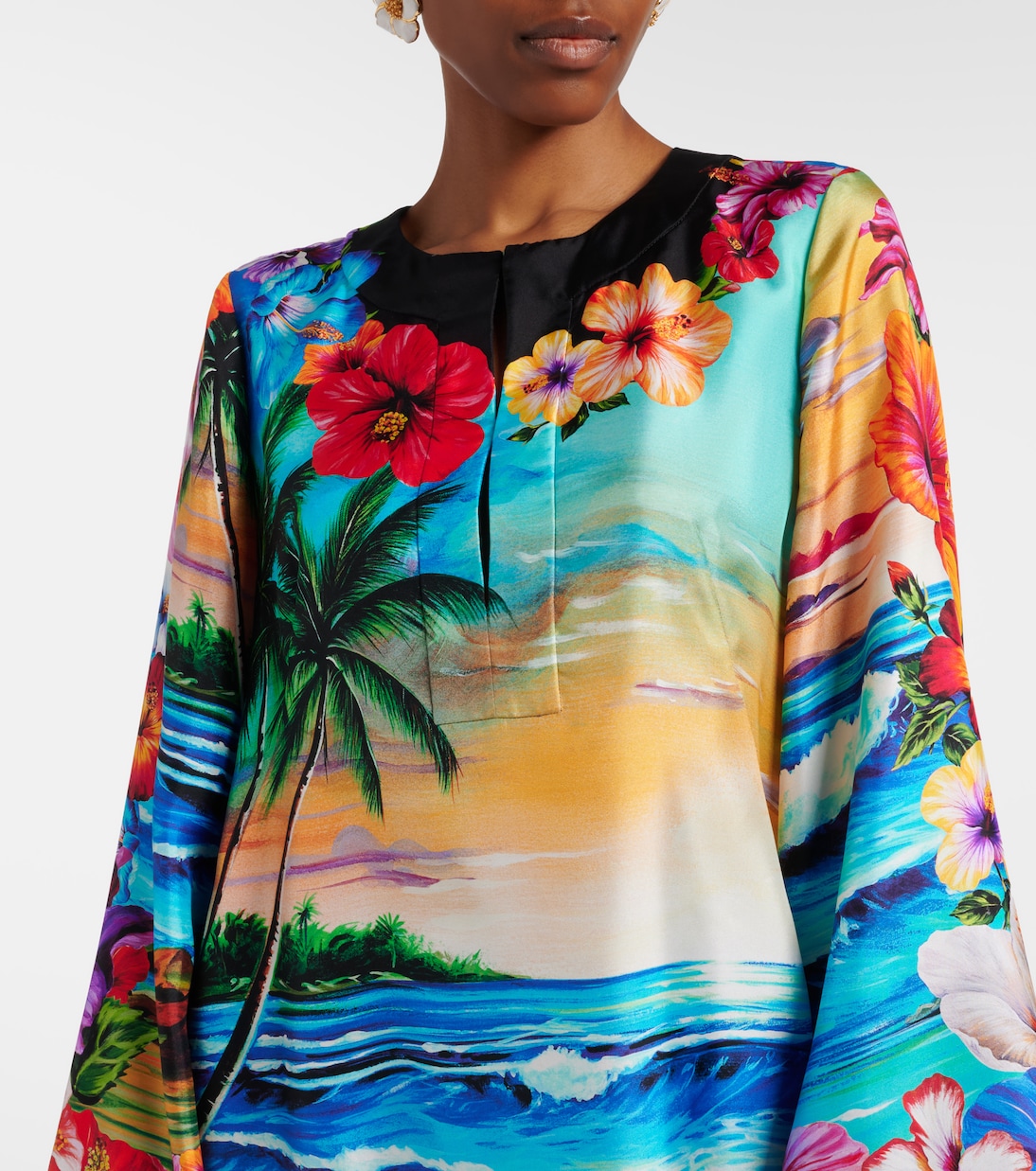 Kaftan aus Seide | Dolce&Gabbana