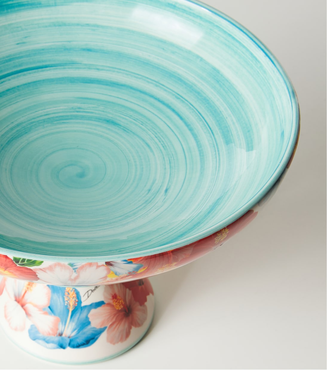 Floral ceramic serving stand | Dolce&Gabbana Casa