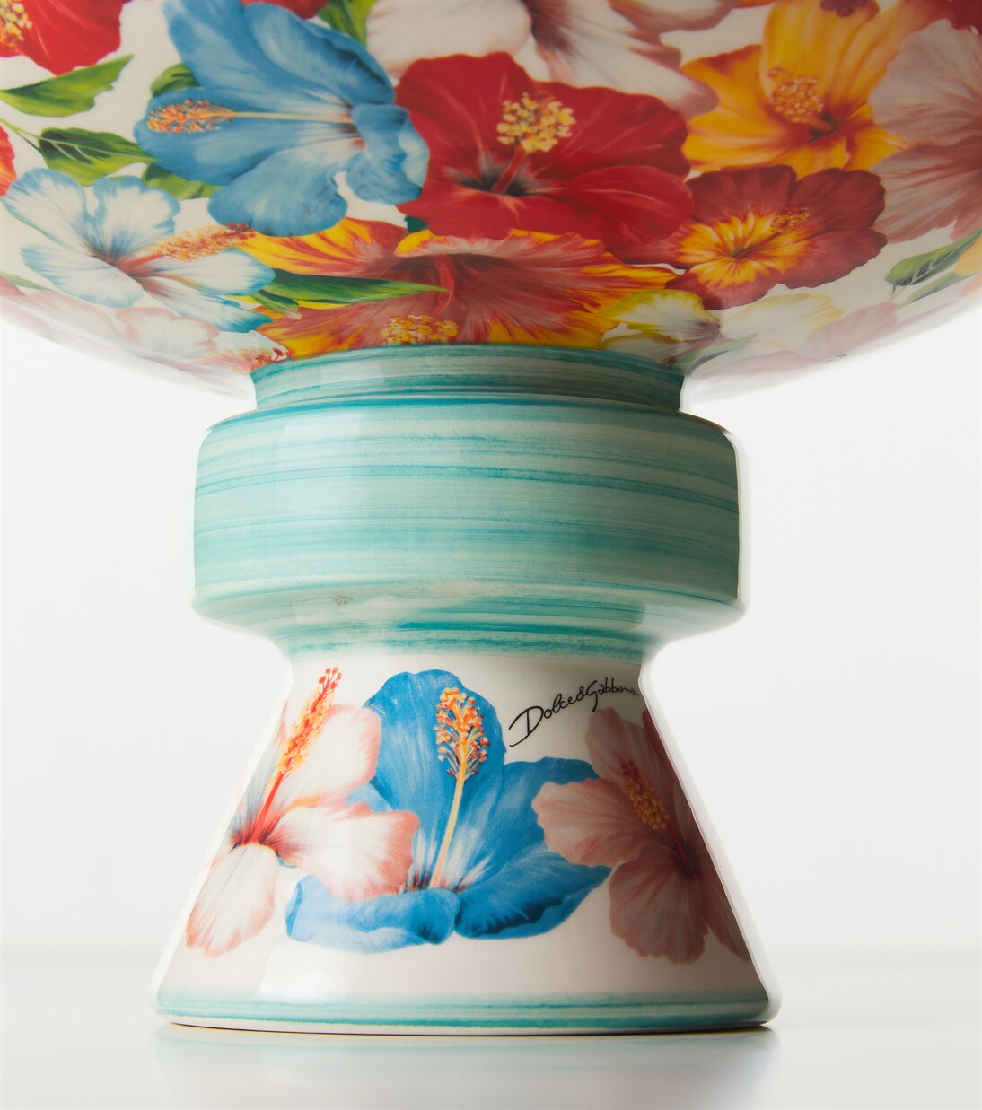 Floral ceramic serving stand | Dolce&Gabbana Casa