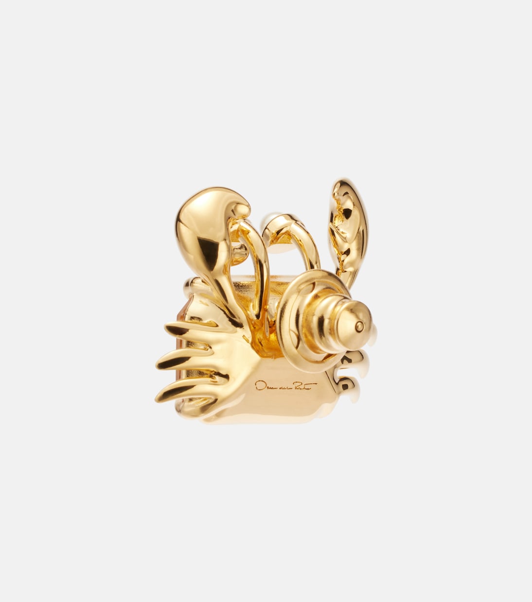Crab embellished earrings | Oscar de la Renta