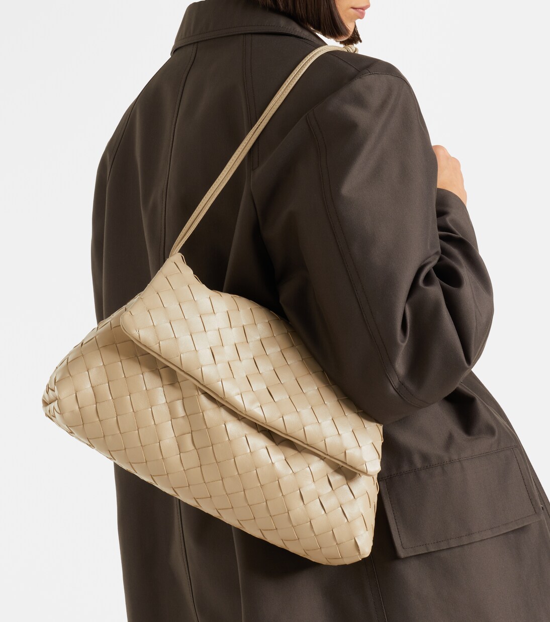 Schultertasche Giorno Small aus Leder | Bottega Veneta
