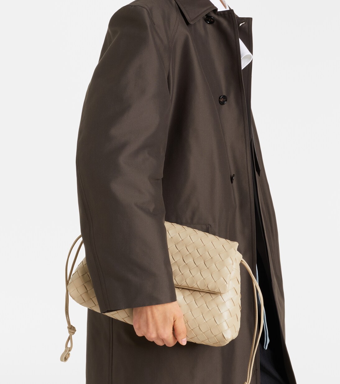 Schultertasche Giorno Small aus Leder | Bottega Veneta